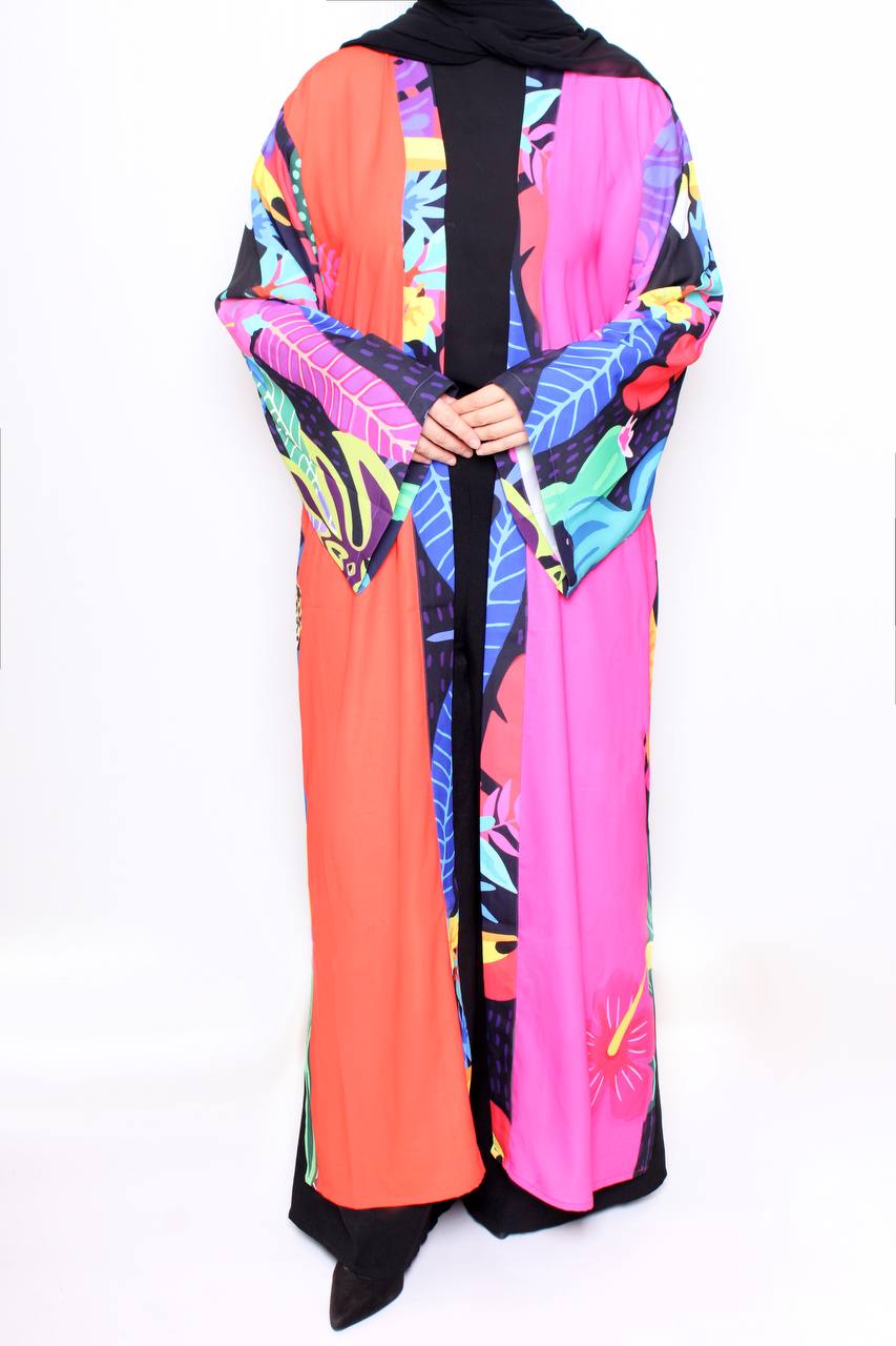 Tropical design Fabric:crepe