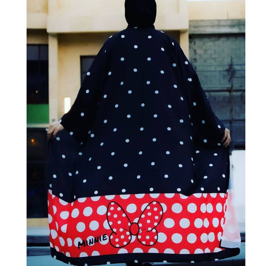 Minnie abaya Fabric:Crepe