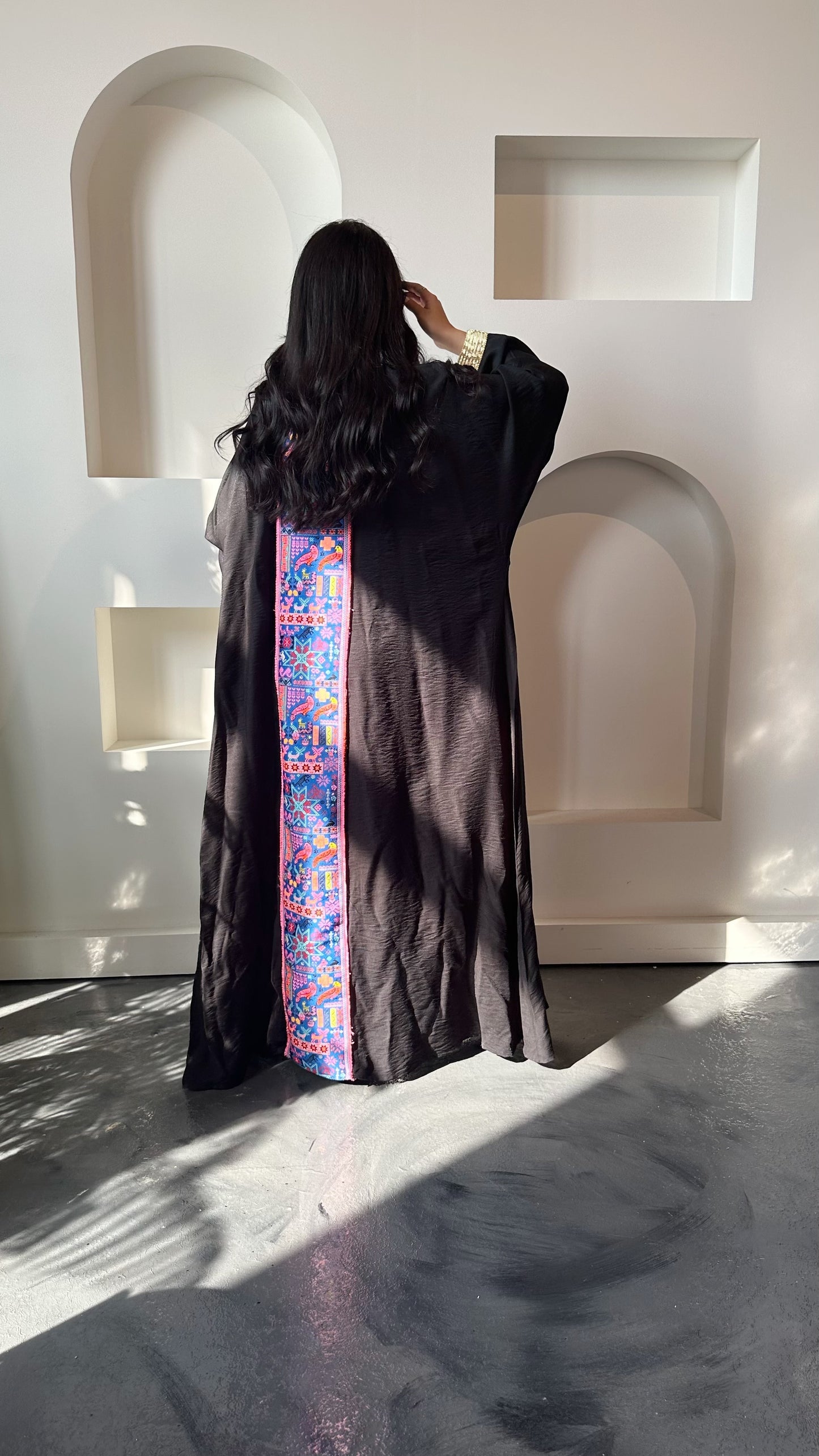 Hana abaya  Fabric:cotton linen